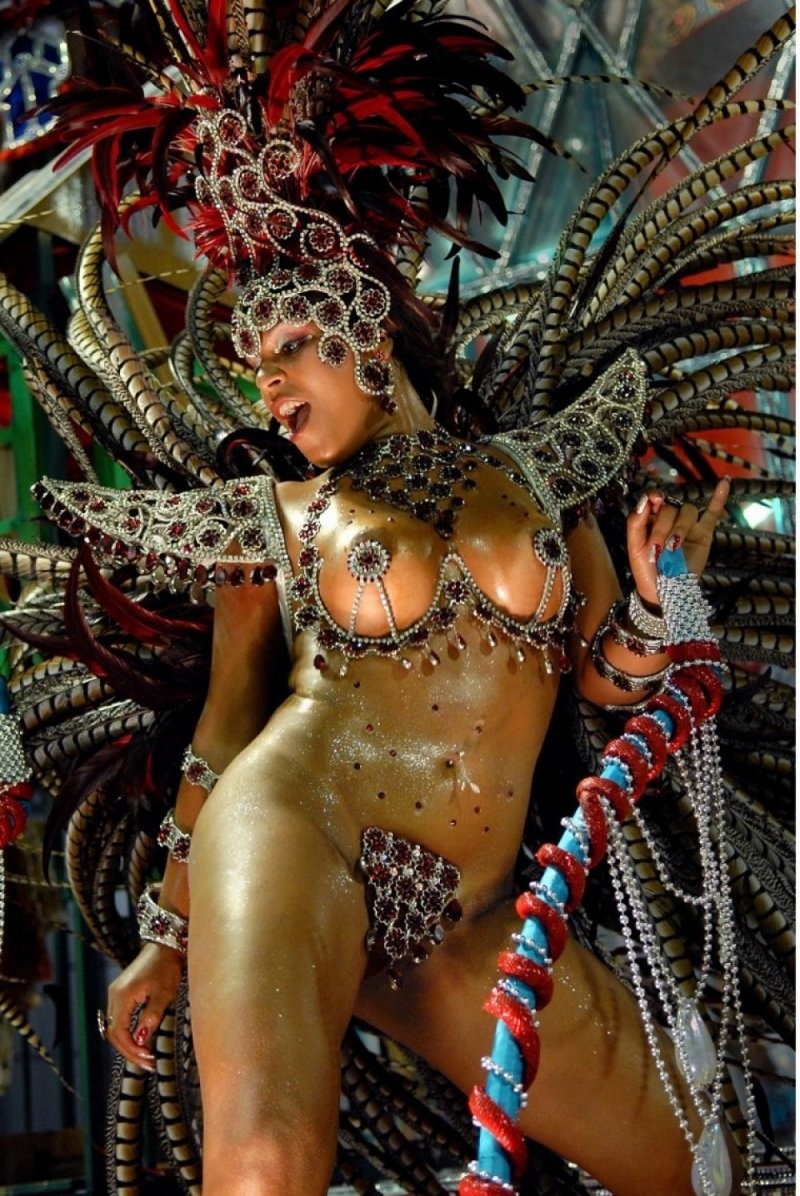 Orgy in carnival masks