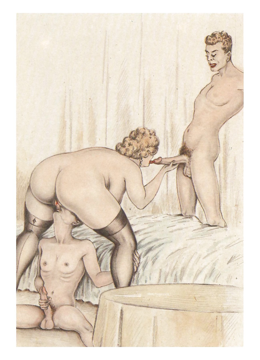 Erotic retro comics