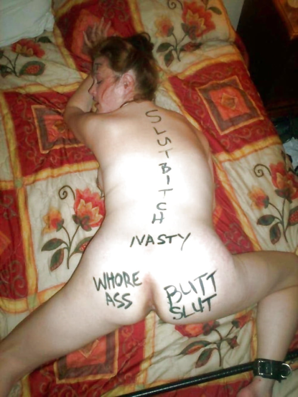 Militable inscriptions on girls