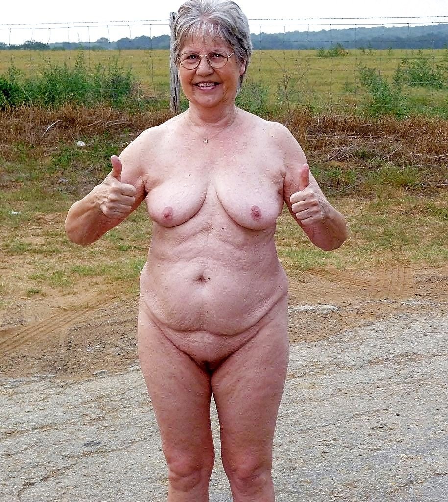 Beautiful naked old women