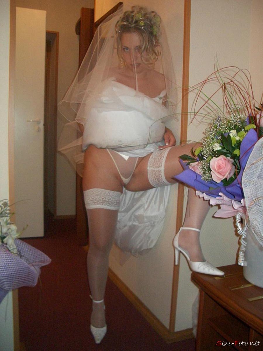 Bride without panties private