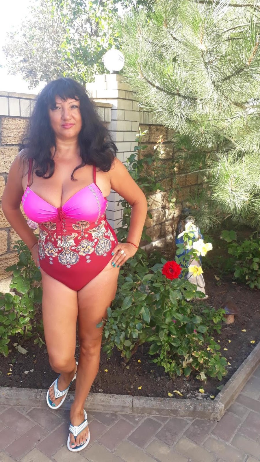 Tanya Kotova in a swimsuit