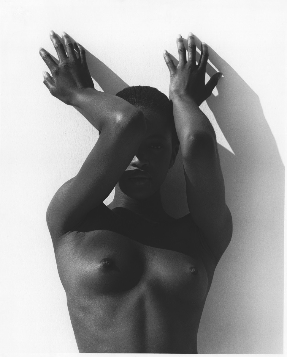 Naomi Campbell naked on the catwalk