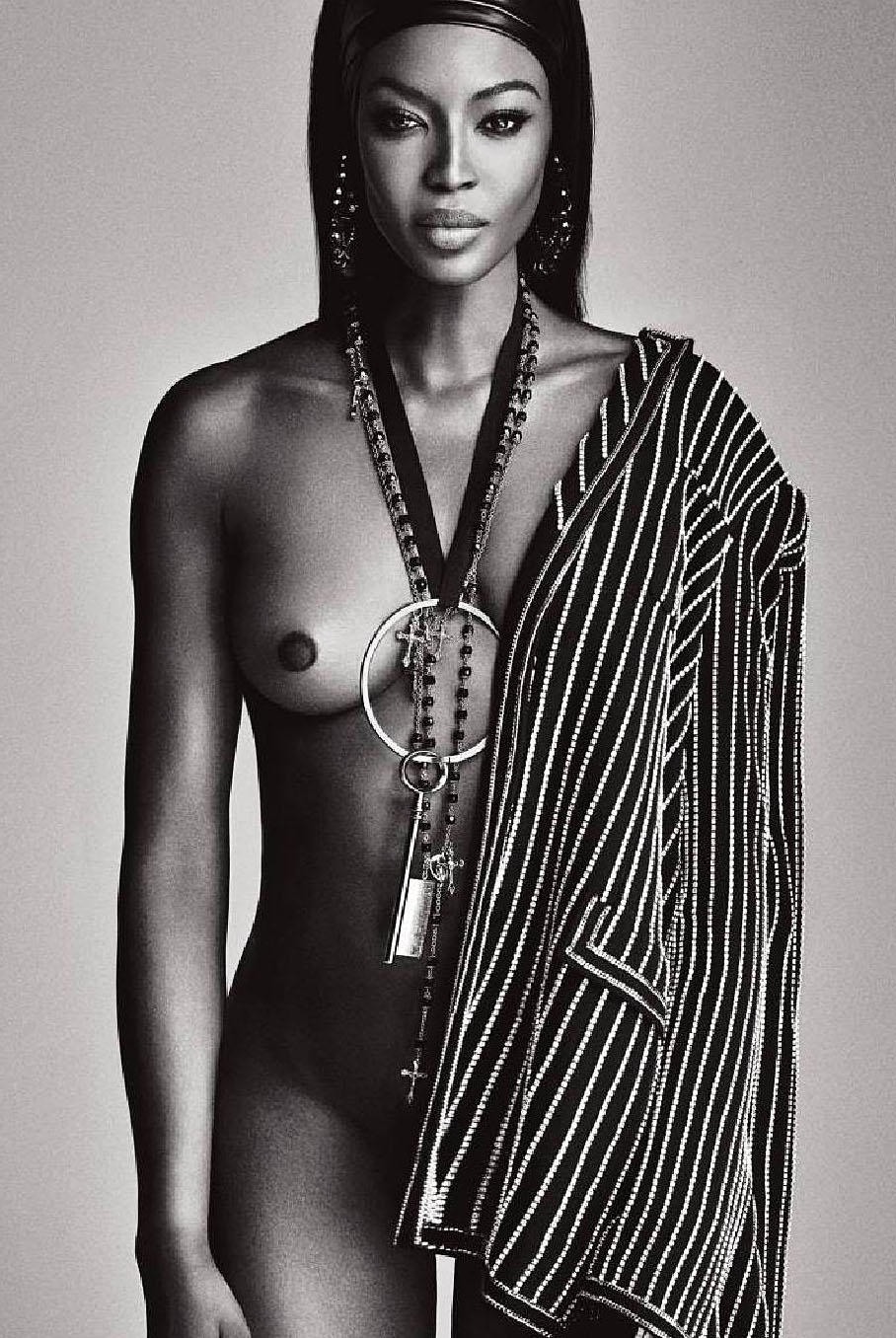 Naomi Campbell Naked photo shoot
