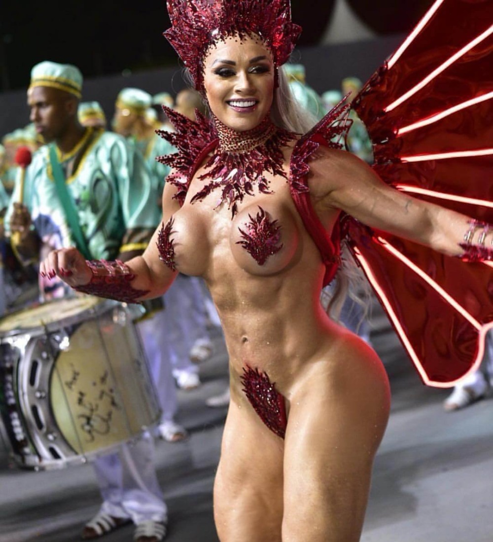 Naked carnival Brazil 1986