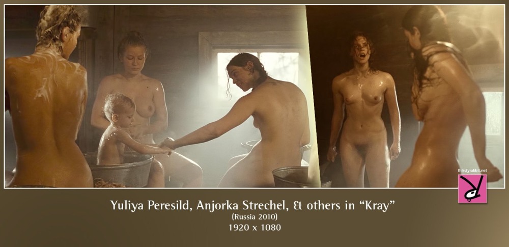 Julia Peresild naked in the cinema