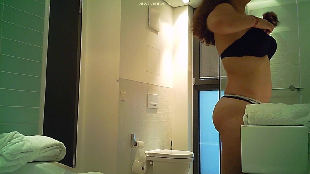 Naked girls in front of a webcam