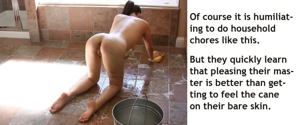 Naked women at home