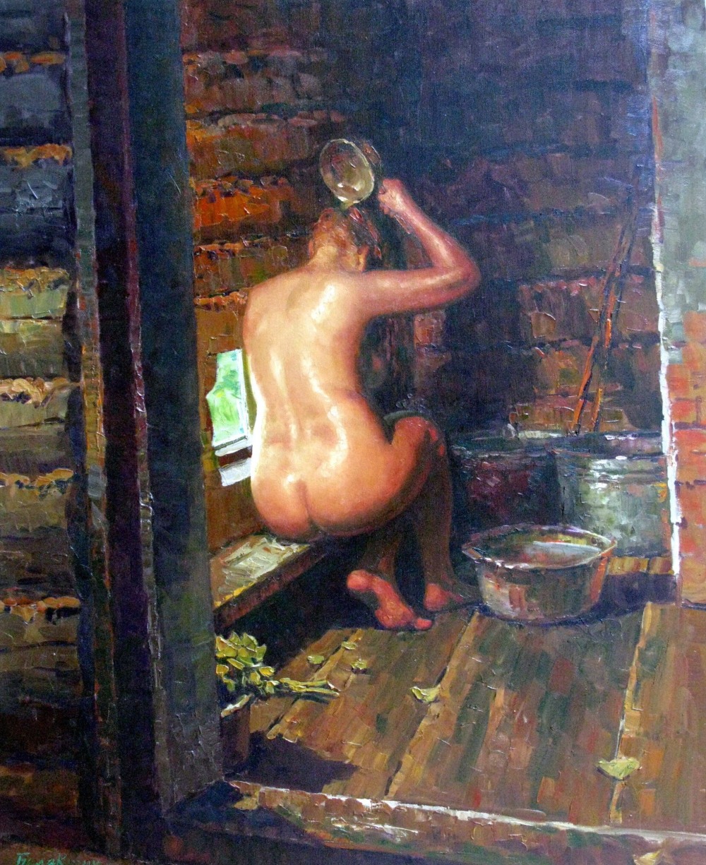 Alexander Gerasimov village bath