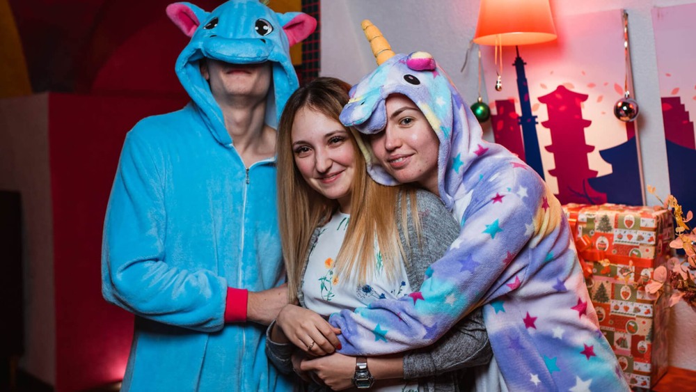 Sex at a pajama party