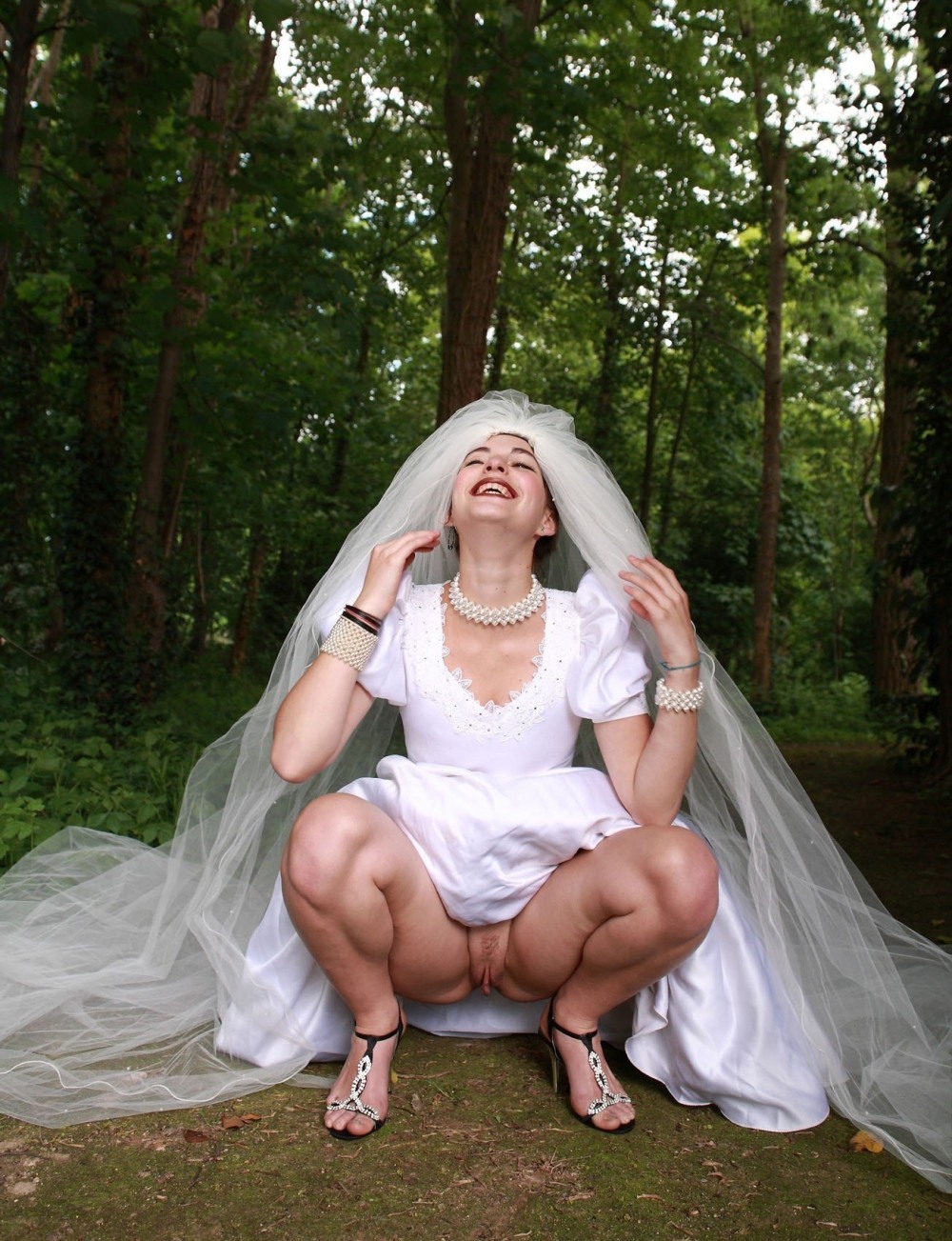 Naked brides at parties