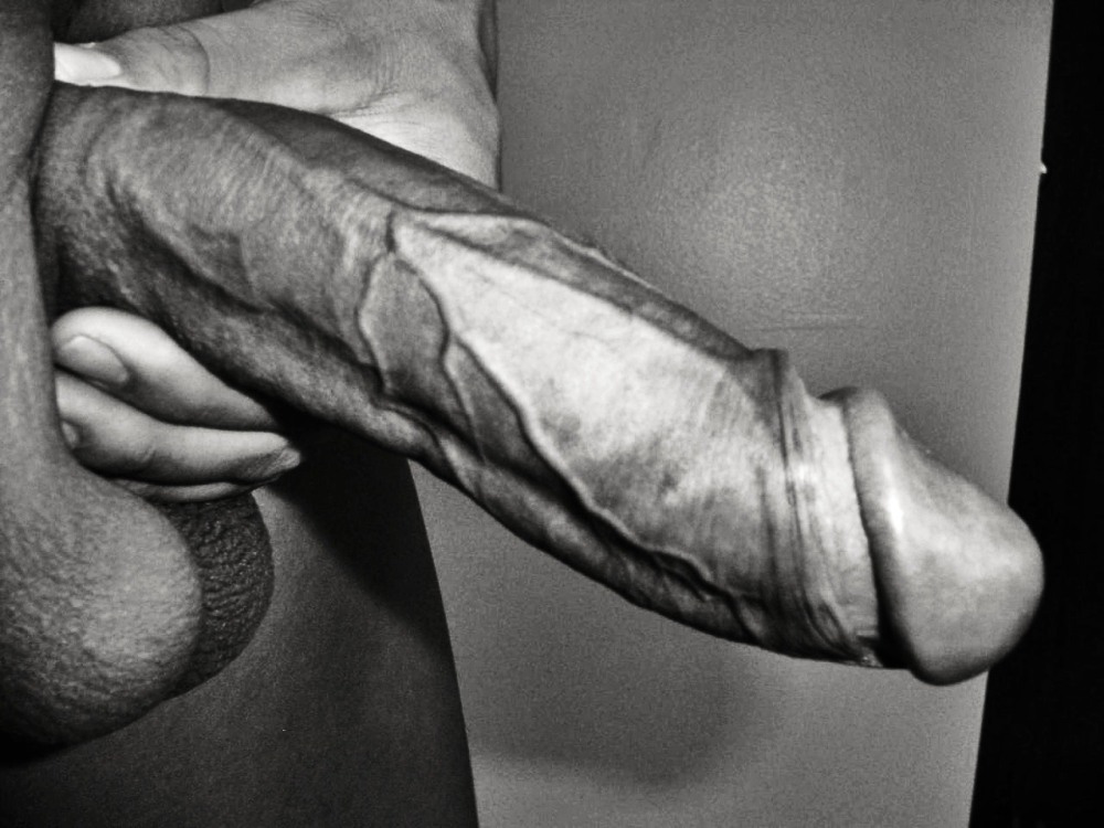 Huge cock close -up