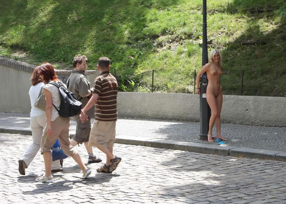 Erotic photo shoots in public places