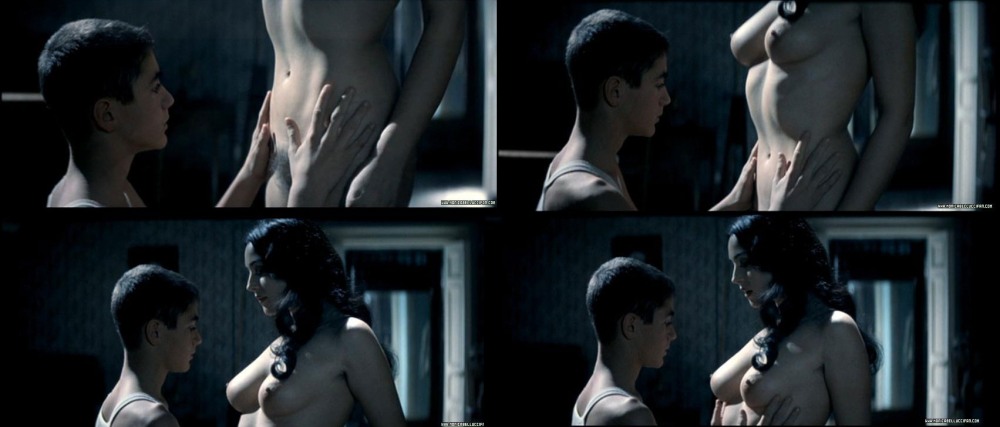 Naked Monica Bellucci in Malena's film