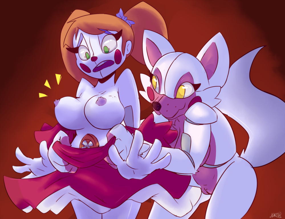 FNAF Mangle and Baby Hentai