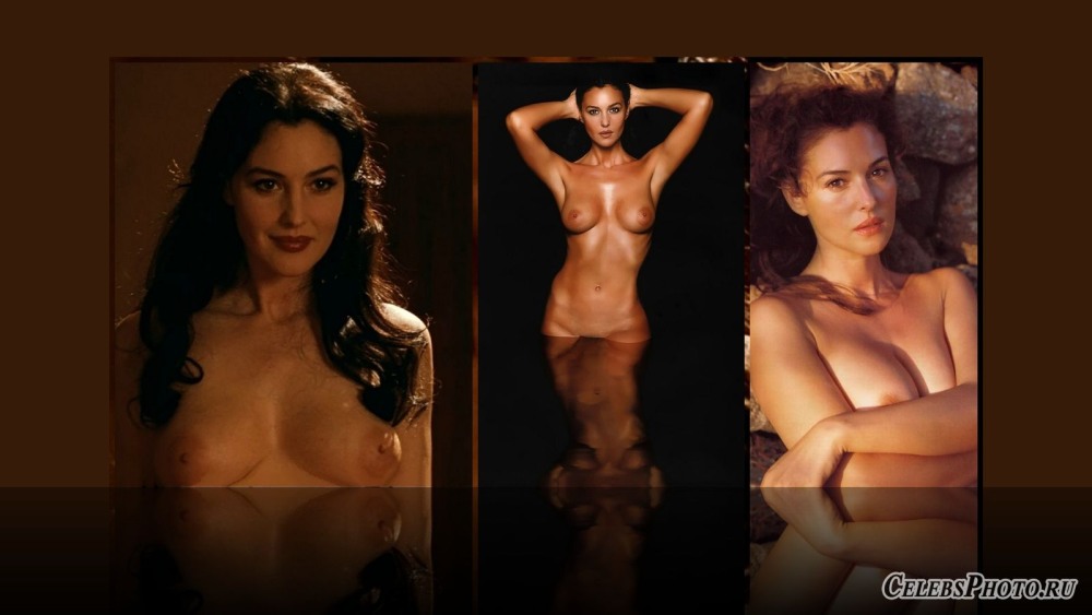 Monica Bellucci in the youth nude