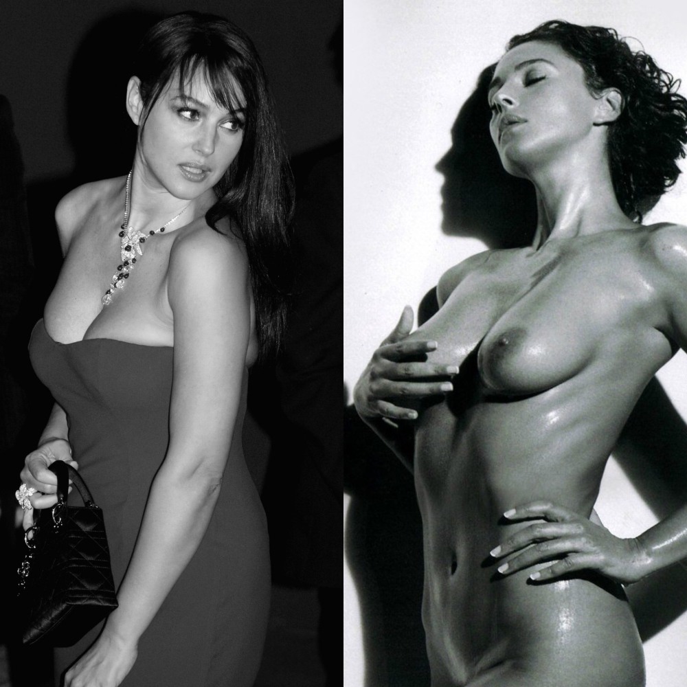 Monica Bellucci in youth hot