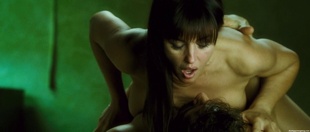 Naked Monica Bellucci shot them in the film