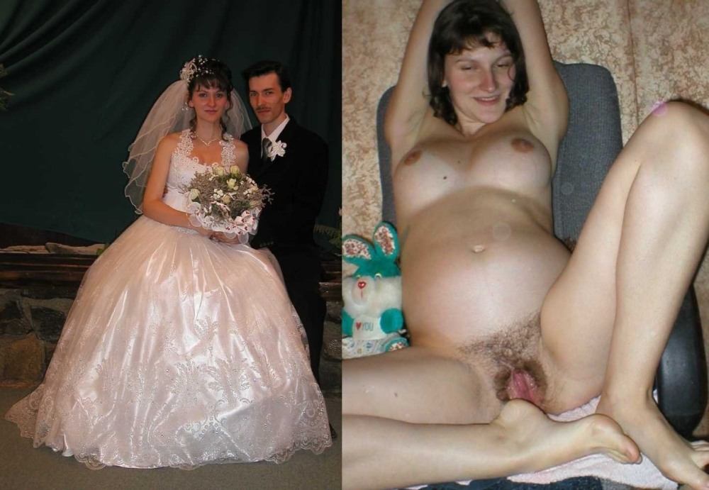 Married couples dressed and stripped