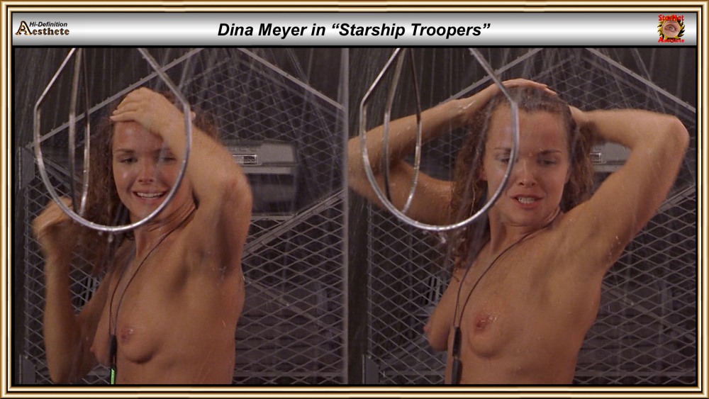 Dina Meyer Star landing chest