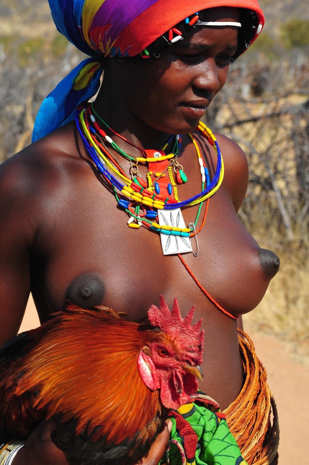 Khimba tribe in Namibia nude