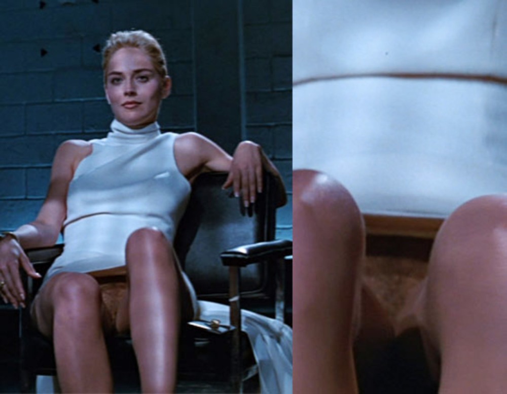 Naked Sharon Stone in the movie Slice