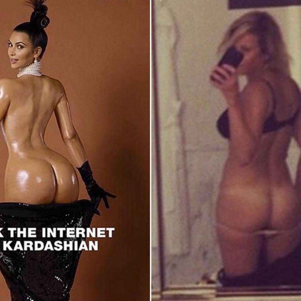 Kim Kardashian without Photoshop Naked