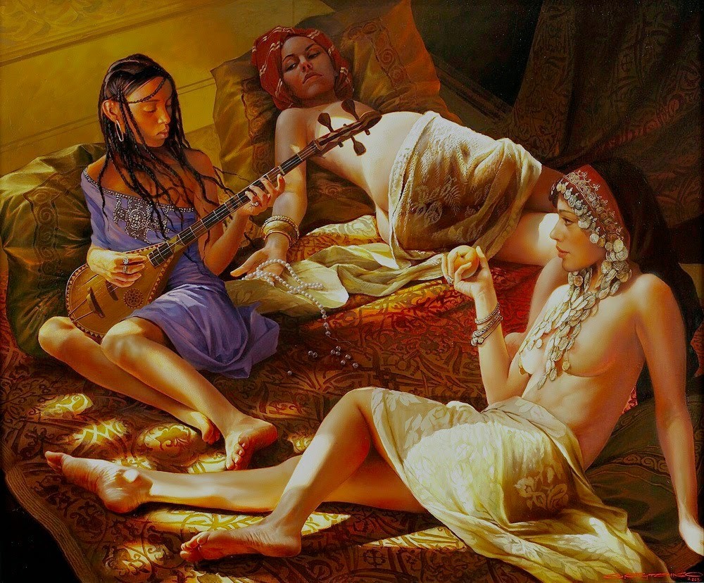 Pornographic illustrations of artists
