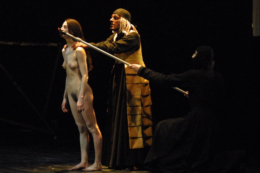 Hairy naked concert
