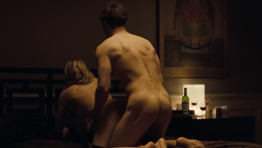 Naked Sharon Stone in the film Basic Instinct 1992