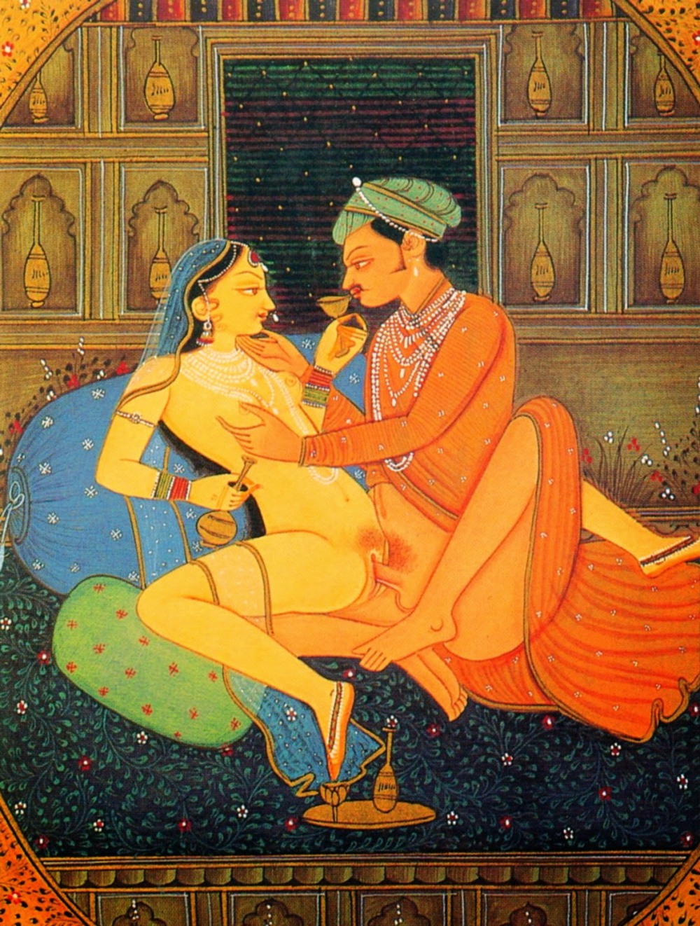 Indian erotic miniatures