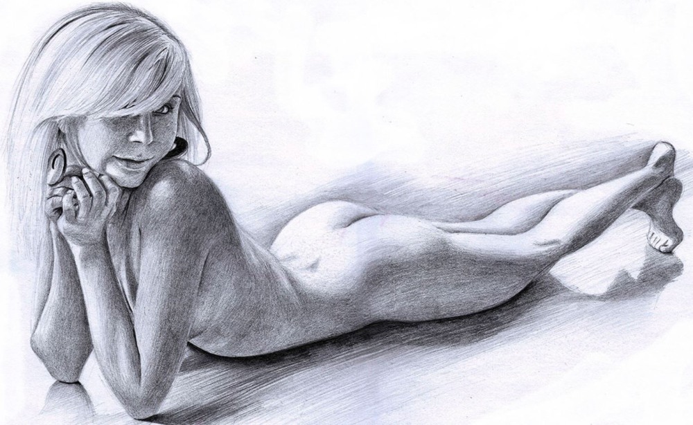 Beautiful drawings of naked women