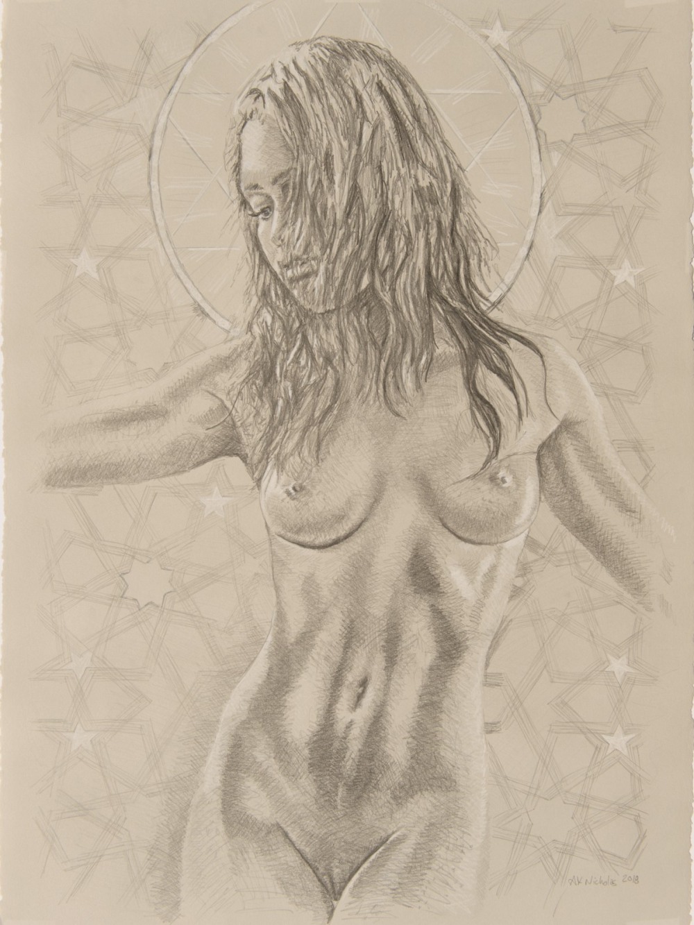Rorikon Realistic drawings of nude
