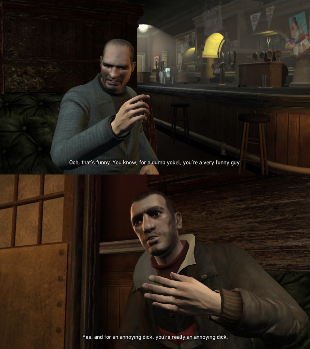 Nico and Roman Belllik Art GTA 4
