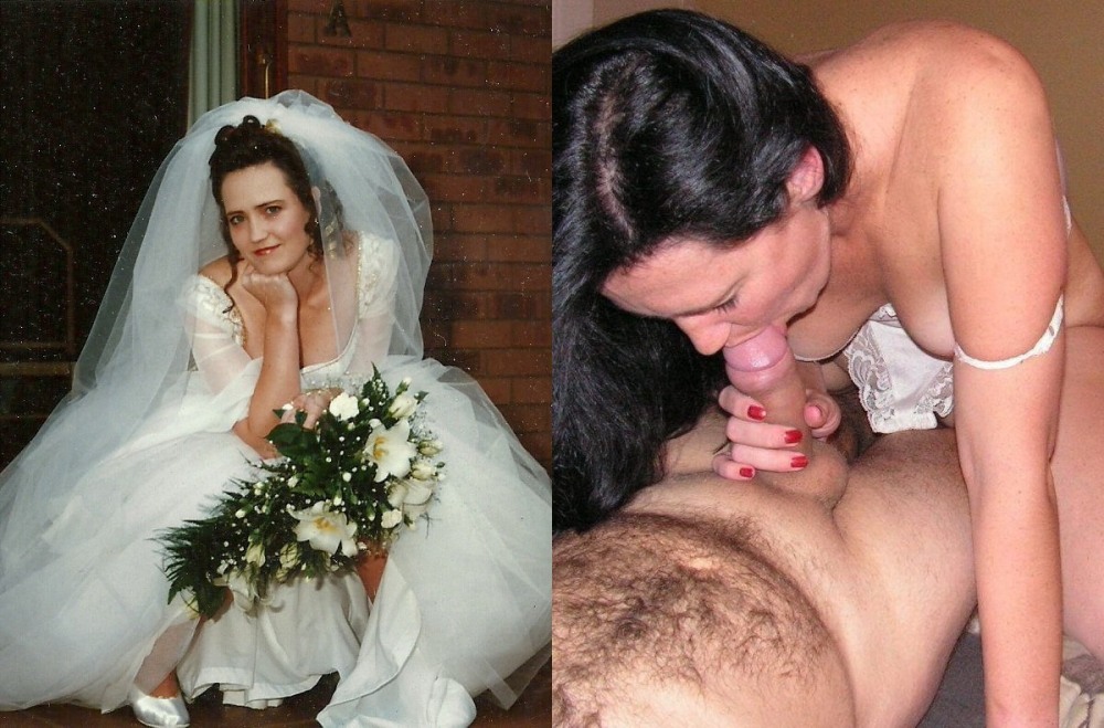 Wife sucked at the wedding
