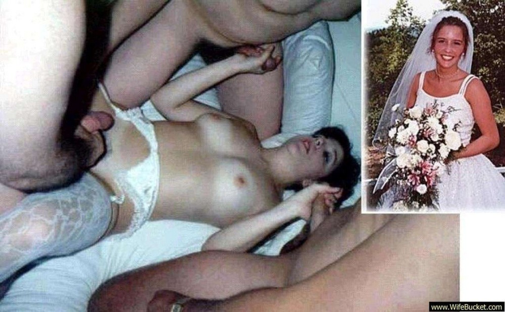 Naked brides after the wedding