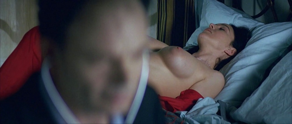 Naked priest Monica Bellucci