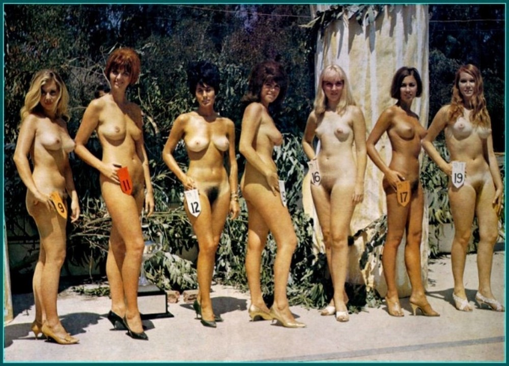 Retro nudist beauty contests