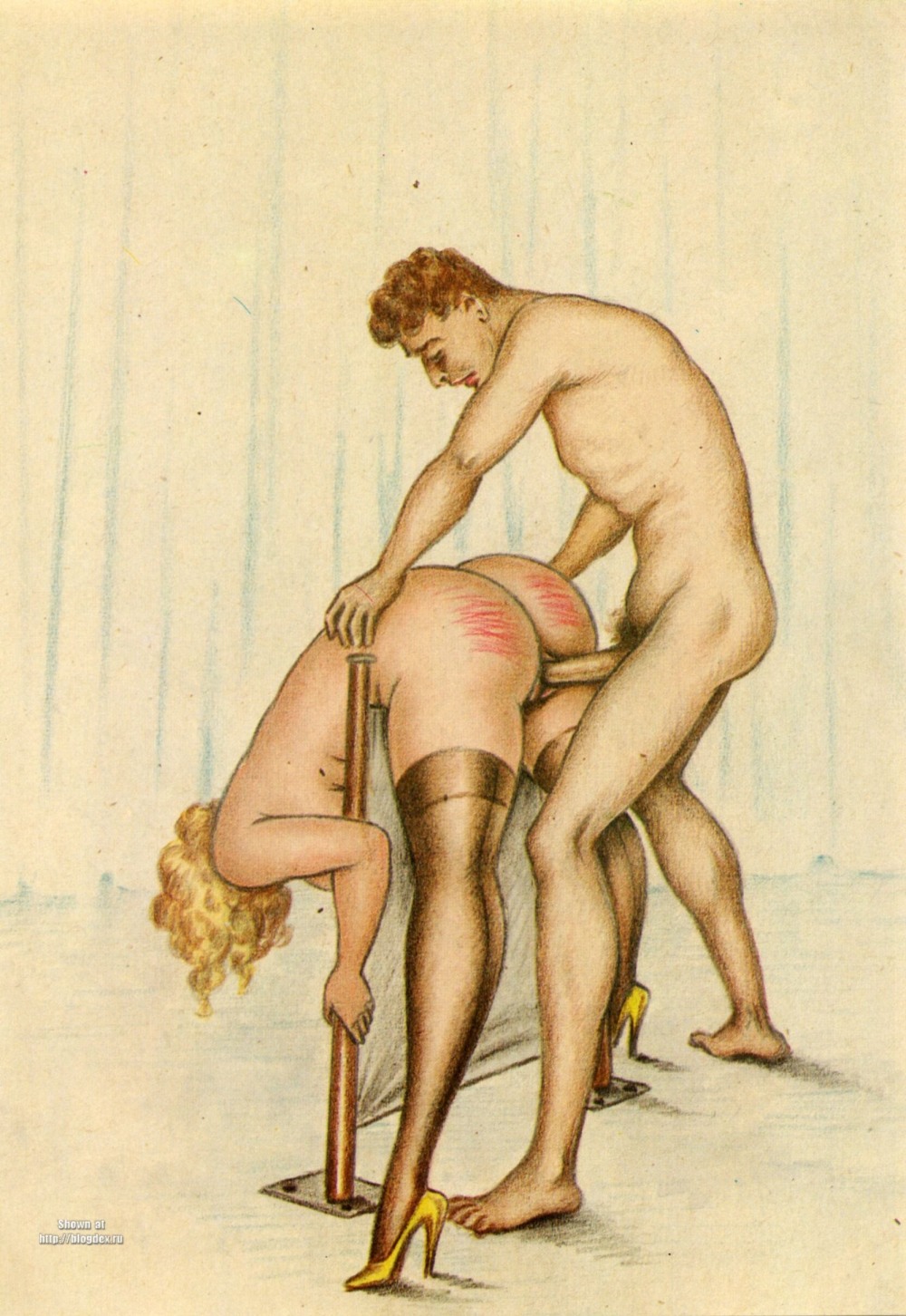 Pornographic painting