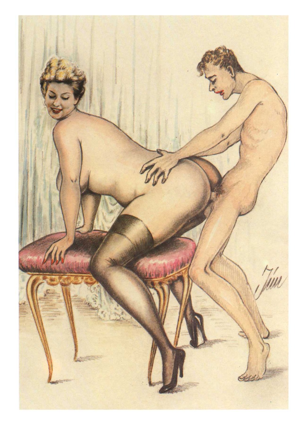 Pornographic graphics