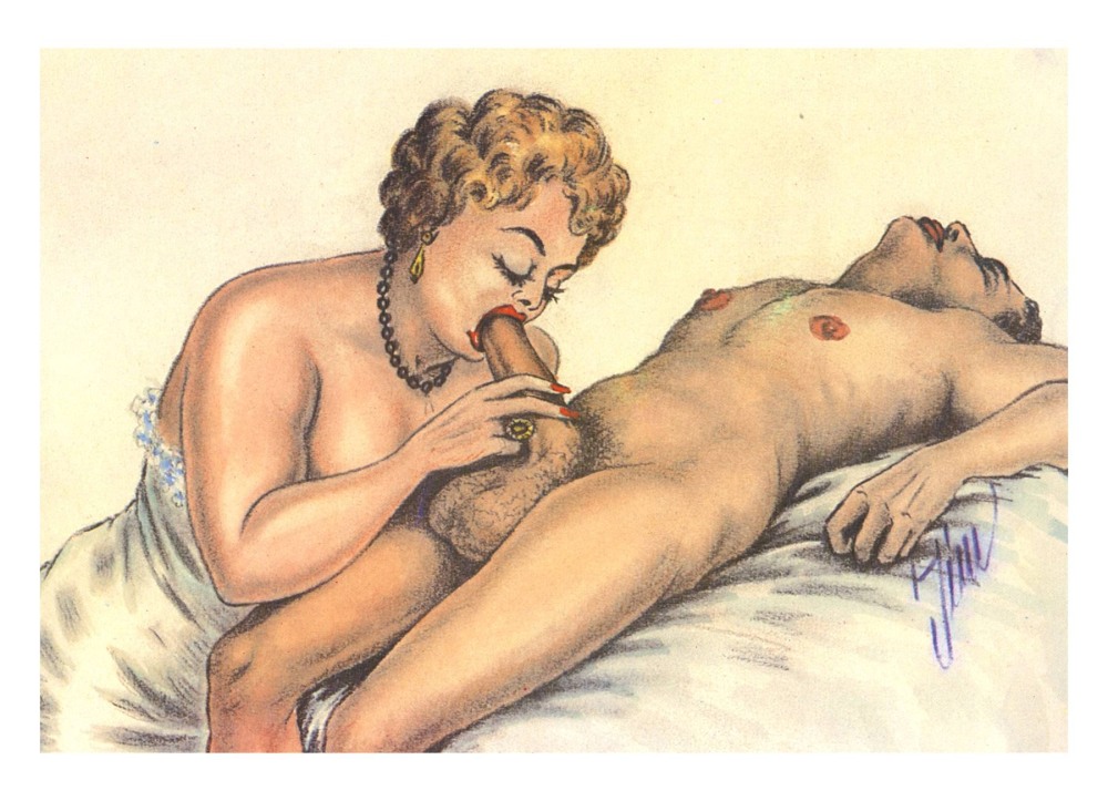 Pornographic drawings with a pencil