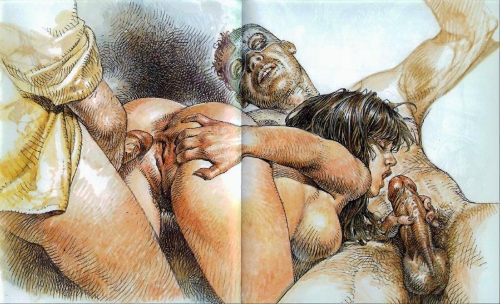 Old pornographic drawings