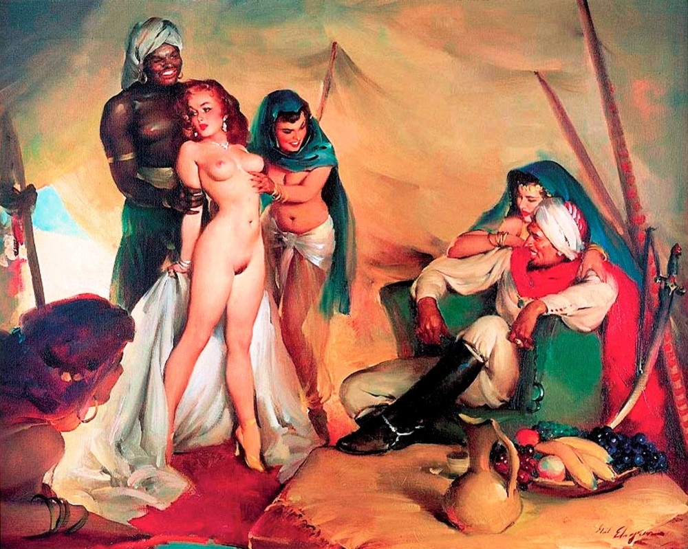 Erotic drawings of BDSM