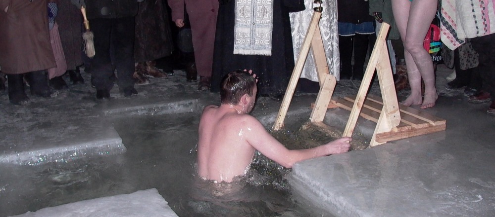 Topless for baptism