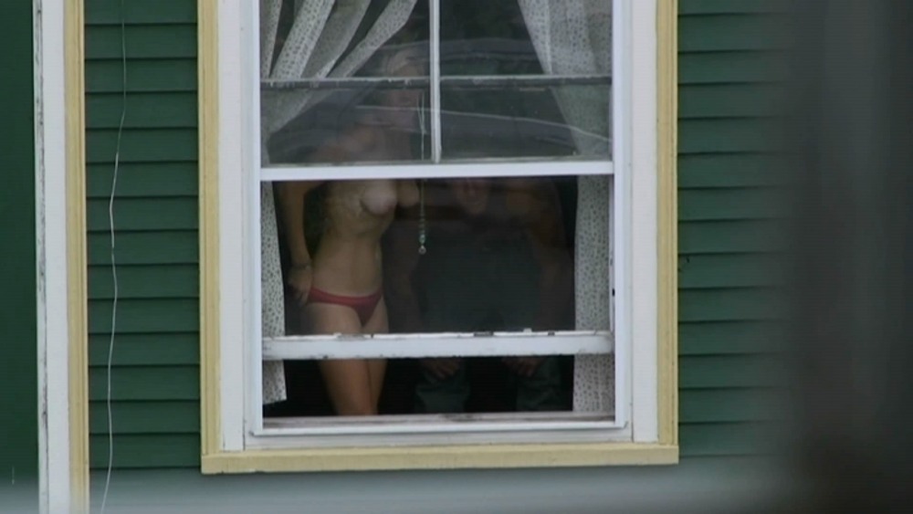 A neighbor in the window
