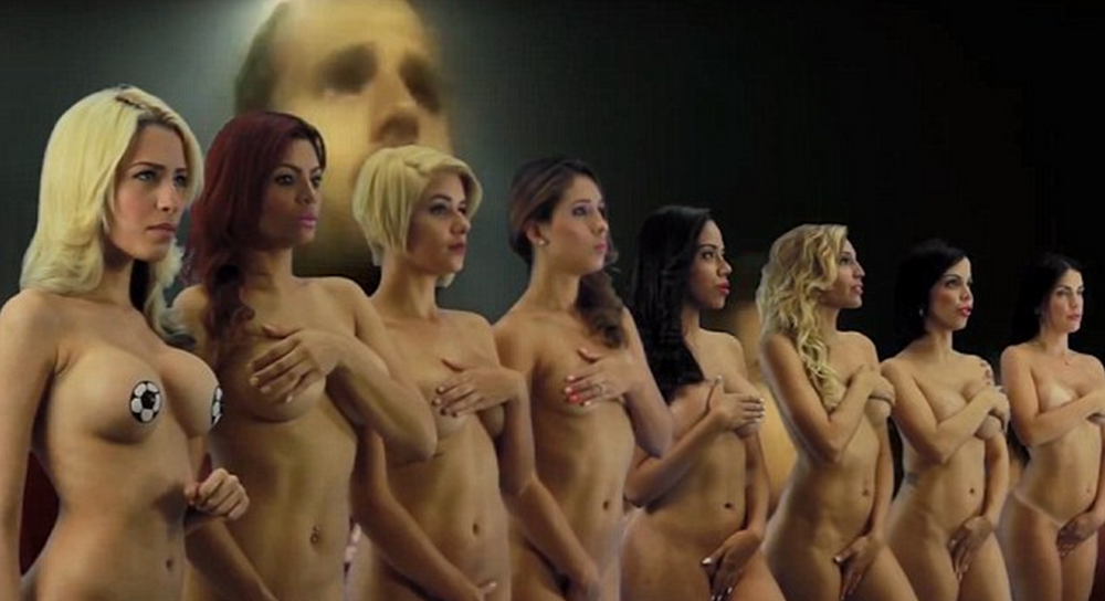Beauty contest "Miss Koversad" nude