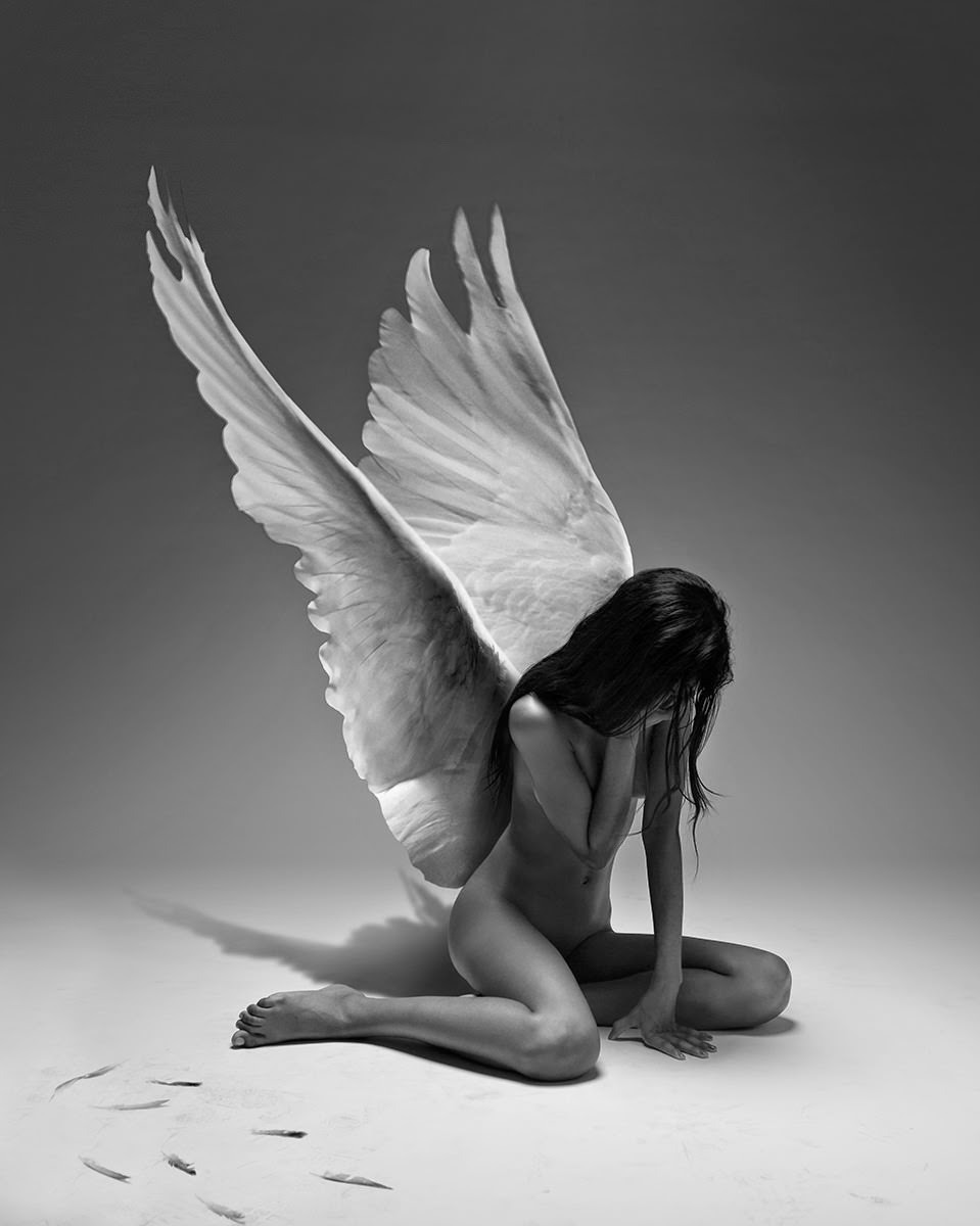 Girl with wings