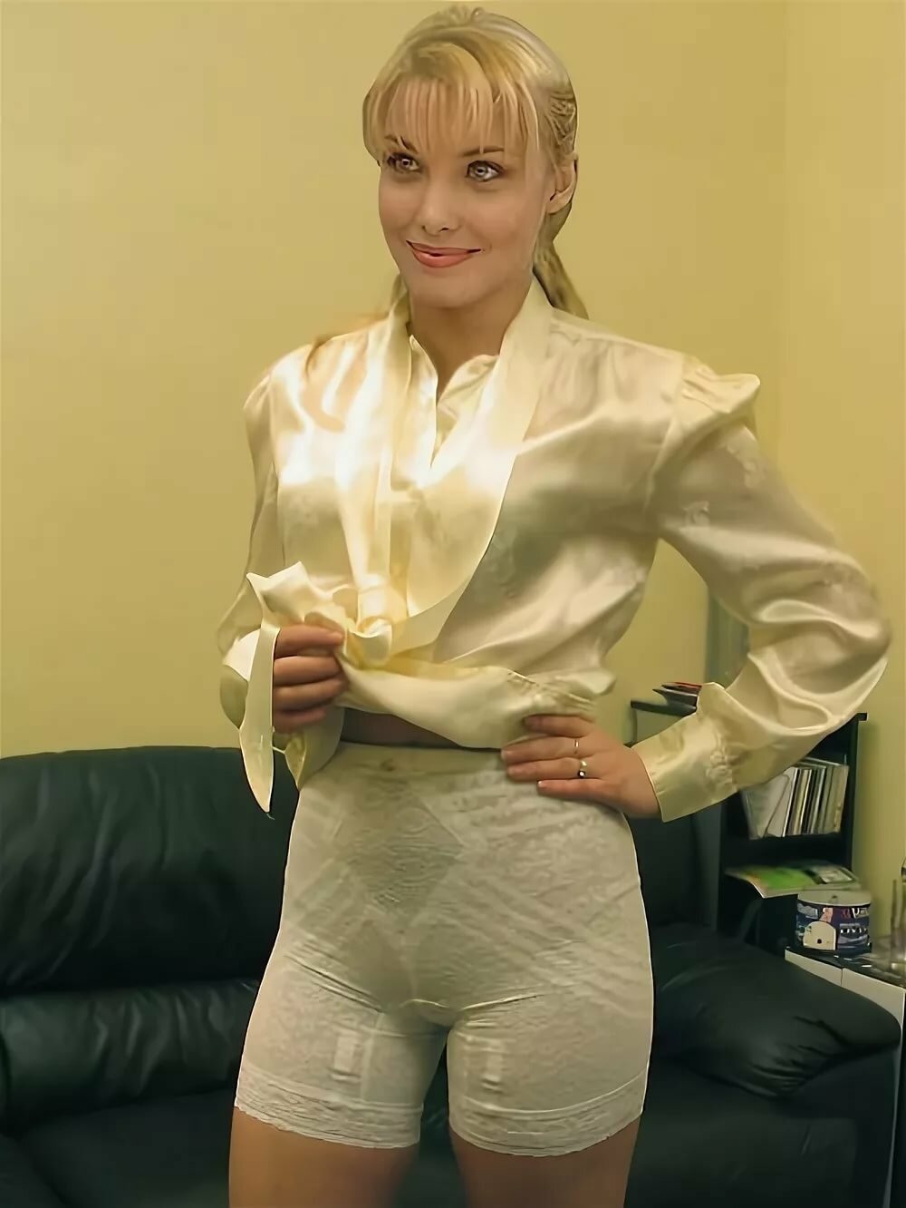 Valentina Ricci in a corset