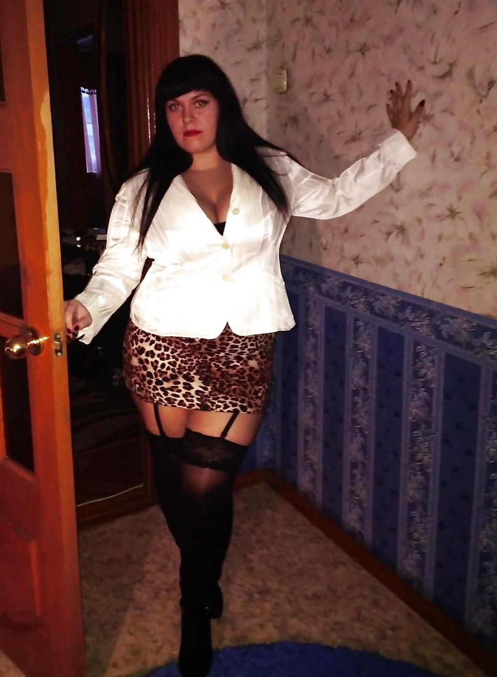 Chubby girls in stockings Private