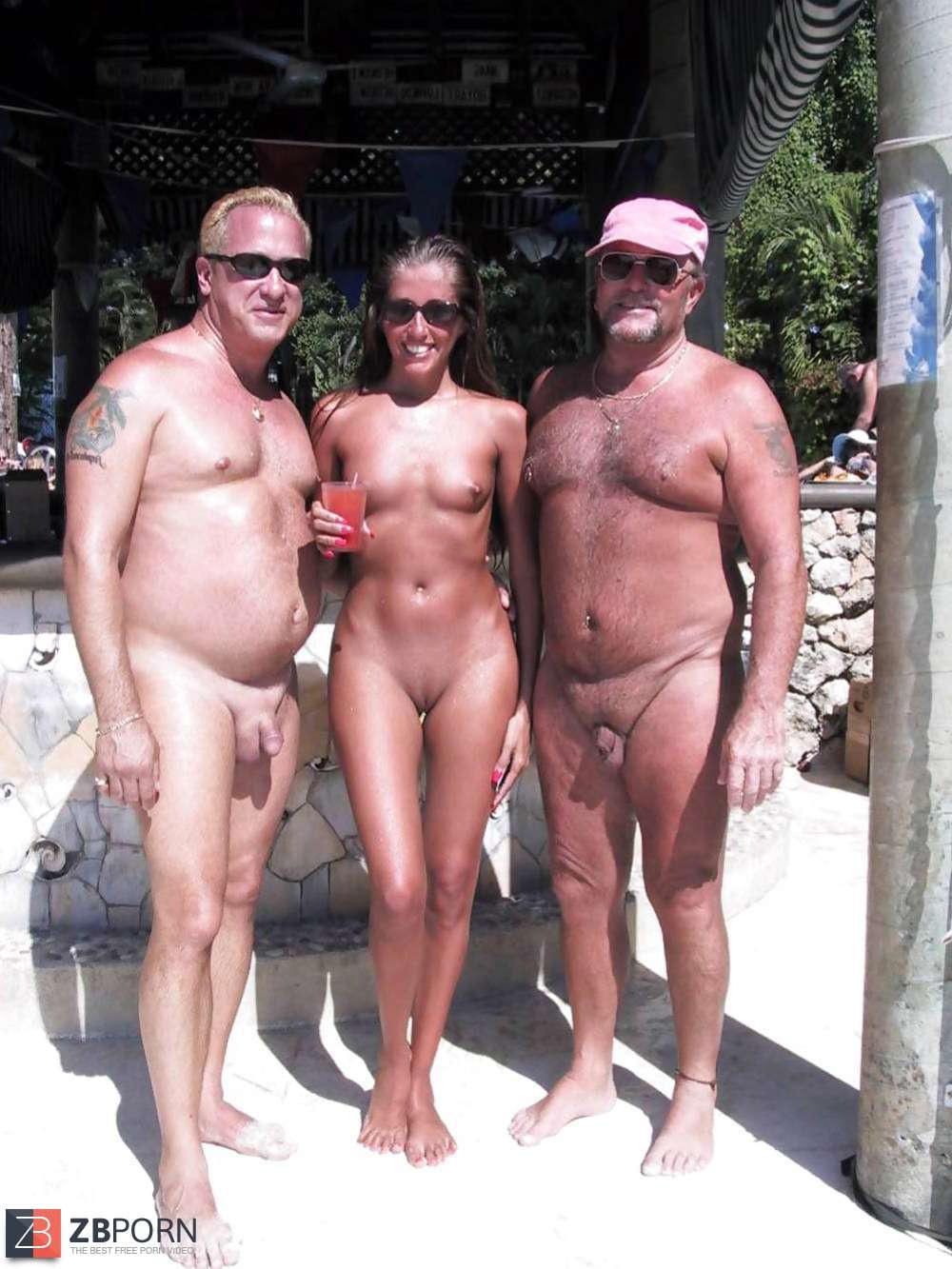 Nudist with a big ass